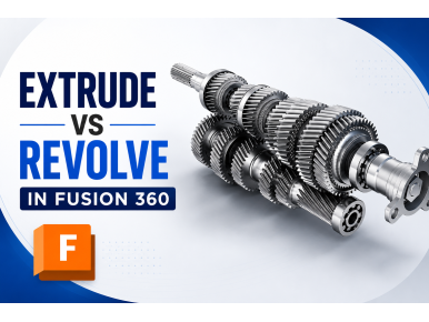 Extrude vs Revolve in Fusion 360: Which Feature Should You Use?